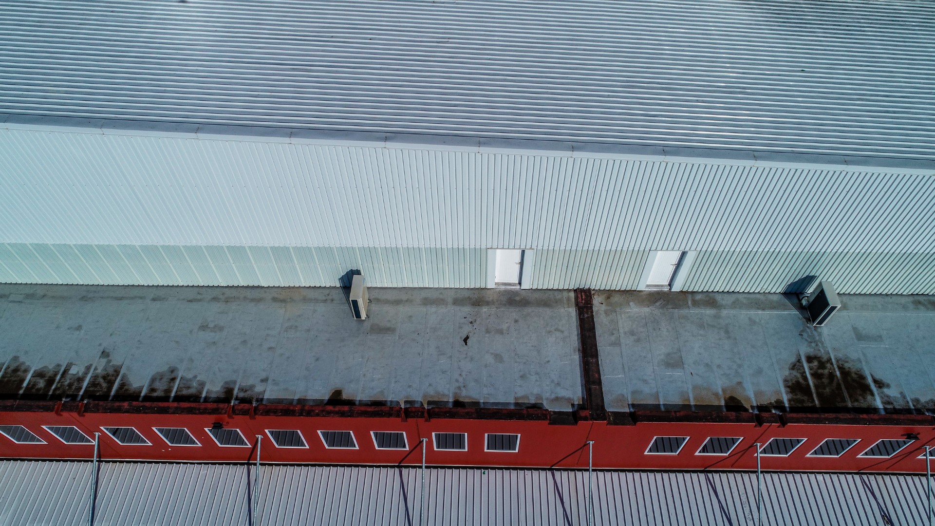 Detailed roof inspection using professional drone services