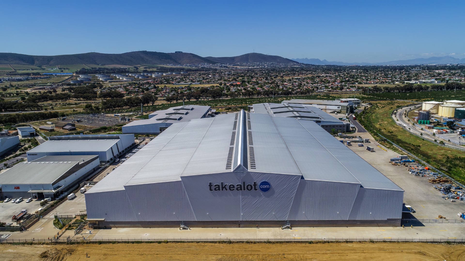 Construction site aerial survey and monitoring in Cape Town